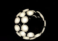 La suspension moderne en aluminium de l'acrylique LED allume les lampes inachevées de sphère pour le salon