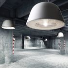 Lumière moderne blanche à haut plafond de suspension pour l'entrepôt, lumineux superbe