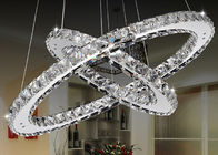 K9 lustre moderne en cristal de luxe du chrome 18W LED allumant 7500K - 8000K pour la barre/hôtel