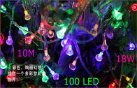 100 la ficelle extérieure du watt LED des ampoules 18 allume le blanc chaud, lumières de ficelle de globe de LED