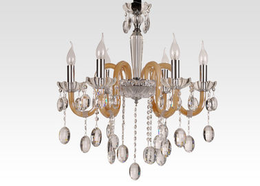 Lustre en cristal de luxe d'intérieur moderne/lustre d'art déco pour le habillage de restaurant