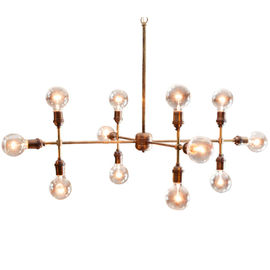 Lampe accrochante de lustre de conception symétrique de 12 ampoules pour situer la pièce
