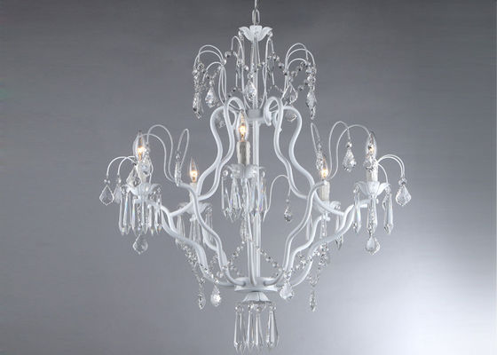 Éclairage moderne de lustre de fenêtre de magasin, lustres en cristal contemporains