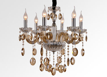 Éclairage moderne en cristal de lustre d'hôtel d'OEM/lumière pendante en verre à la maison des lustres 6