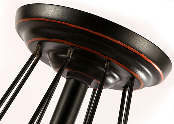Type de bougie lustre d'art déco de fer travaillé avec du fer et le verre, moderne ou traditionnel