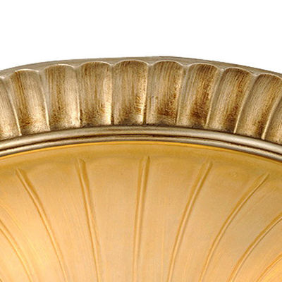 Appareil d'éclairage en verre de plafond de lustre/résine de plafond de fer travaillé