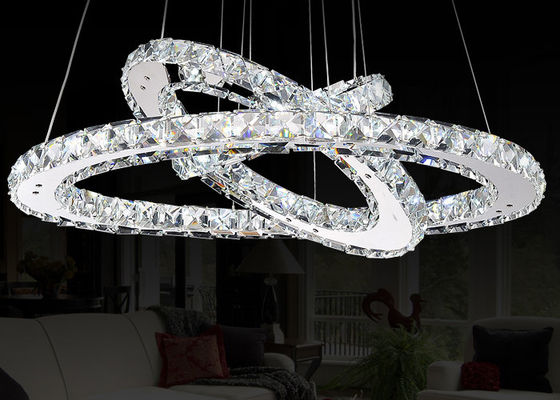 lustre en cristal de luxe contemporain de 47W LED pour éclairage à la maison/commercial de décoration