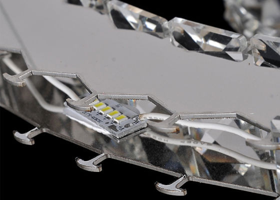 lustre en cristal de luxe contemporain de 47W LED pour éclairage à la maison/commercial de décoration