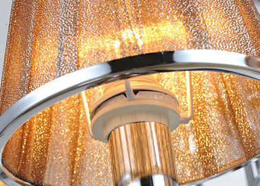 Lustre en cristal de luxe en alliage de zinc d'hôtel rétro/lustres modernes avec des nuances