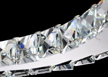Lustre en cristal de luxe moderne en forme de coeur