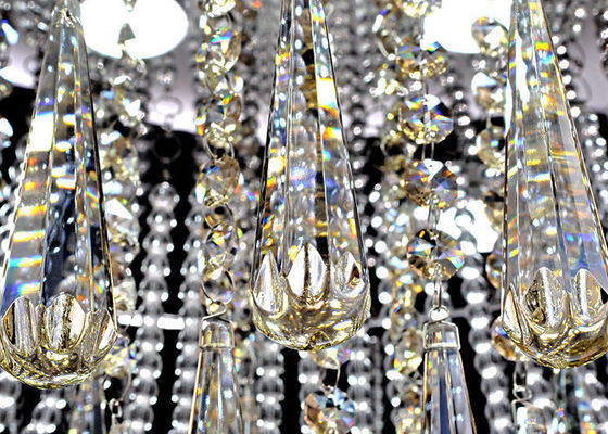 Plafonniers en cristal de luxe modernes blancs/lustres en verre de montages de plafonnier