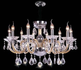 Éclairage en cristal contemporain du lustre E14/E27 de baccara avec 18 lumières