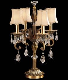 Éclairage en cristal contemporain en laiton durable de lustre avec la puissance élevée LED
