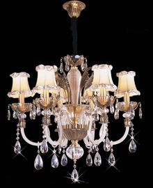 Le lumen élevé 18 allume l'éclairage de lustre de cristal de 1050 x de 820mm/éclairage pendant commercial de LED