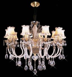 Le lumen élevé 18 allume l'éclairage de lustre de cristal de 1050 x de 820mm/éclairage pendant commercial de LED