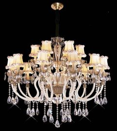 Le lumen élevé 18 allume l'éclairage de lustre de cristal de 1050 x de 820mm/éclairage pendant commercial de LED