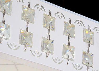 64w a mené la mosaïque moderne de cristal d'appareils d'éclairage de la maison LED de rectangle