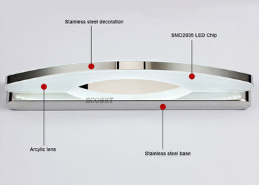 Appareil d'éclairage acrylique du miroir de coiffeuse LED de salle de bains 15W 70cm longtemps