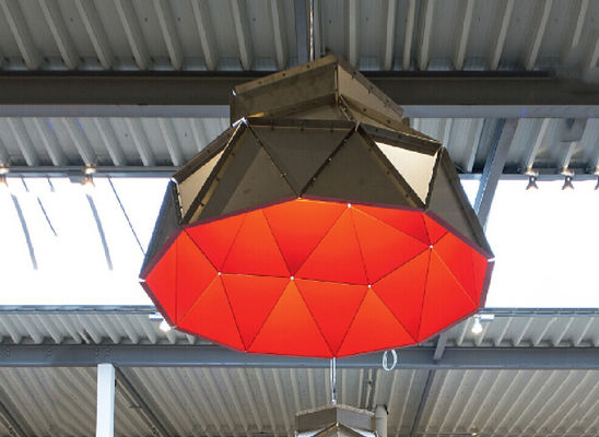 Grands plafonniers accrochants industriels, grandes lampes pendantes pour l'éclairage commercial