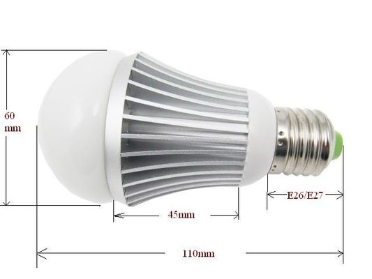 Ampoules AC85 de globe de la puissance élevée 5W E27 LED - 265V/DC12V/DC24V ont mené des lampes d'ampoule