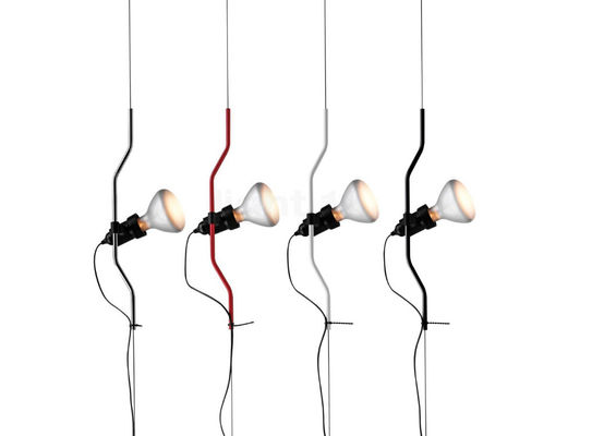 Plancher de Parentesi de minimaliste à la lumière d'acier au carbone de lampe de plafond avec la forme tubulaire