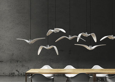 Belle suspension de Nightbirds allumant la forme blanche pure d'oiseaux d'éclairage de l'acrylique LED