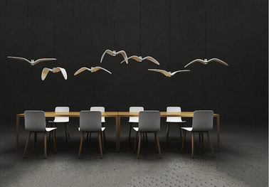 Belle suspension de Nightbirds allumant la forme blanche pure d'oiseaux d'éclairage de l'acrylique LED