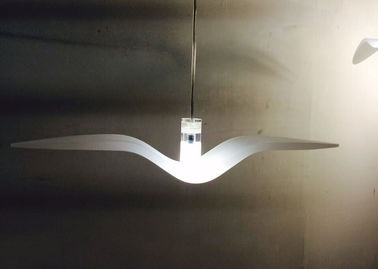 Belle suspension de Nightbirds allumant la forme blanche pure d'oiseaux d'éclairage de l'acrylique LED