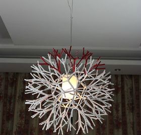 Ouvrez la lumière moderne de suspension d'éclairage pendant de corail populaire pour le projet d'hôtel
