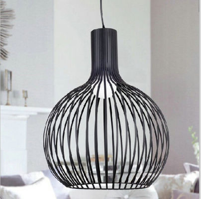 Lampe pendante formée par lanterne moderne chinoise de fer de lumière de suspension de style traditionnel pour la décoration à la maison