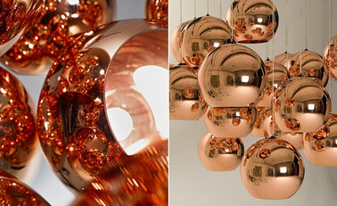 Lumière pendante de suspension d'en cuivre moderne contemporain de lumière par Tom Dixon