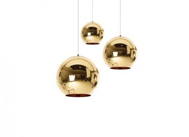 Lumière pendante de suspension d'en cuivre moderne contemporain de lumière par Tom Dixon