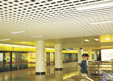 matériau de construction discordant moderne de plafond de grille en métal pour des systèmes de la suspension de plafond