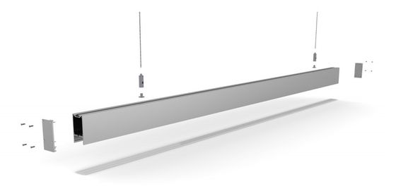 le pendant accrochant changeant LED de couleur linéaire commerciale de 2600k allume 49mmX70mm