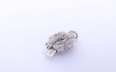 Lecteur pendant 2,0 4GB 8GB 16GB d'instantané d'USB de bijoux de fleur argentée mignonne