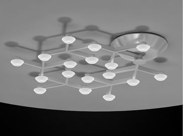 Les plafonniers accrochants de cercle de filet de LED avec la LED chauffent le blanc pour des salons