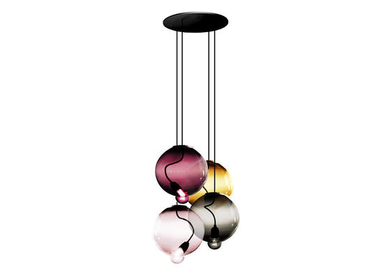 Plafonniers accrochants de boule de restaurant de plafonniers de conception contemporaine