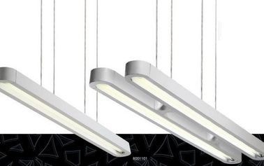 Éclairage pendant en aluminium accrochant de PC de plafonniers du double ruban T5 de bureau