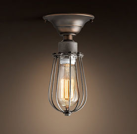 Rétro lampe industrielle nordique noire de plafond de plafonnier pour la salle à manger