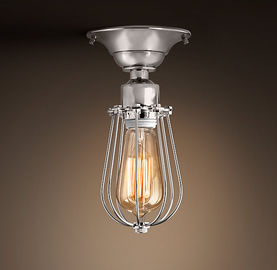 Rétro lampe industrielle nordique noire de plafond de plafonnier pour la salle à manger
