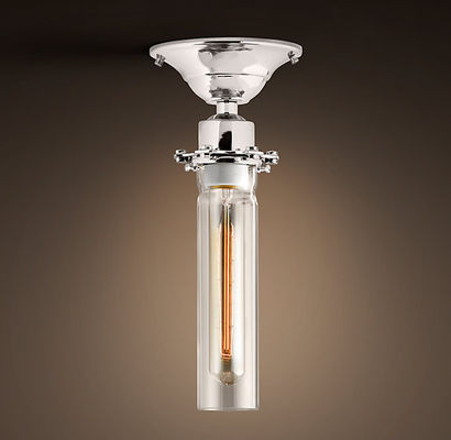 Plafonnier blanc comme le lait d'entrepôt, lampe de plafond de bougie pour le salon