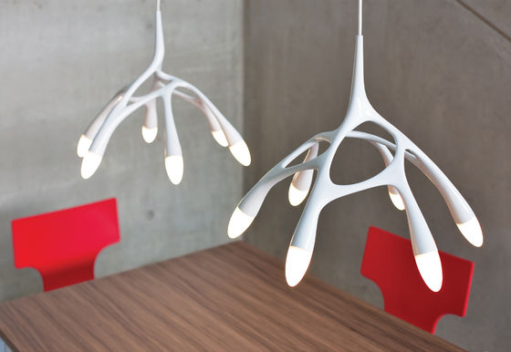 Lustre de luxe de plafond de patte d'oiseau de résine de lustre de plafond en verre de branche d'hôtel