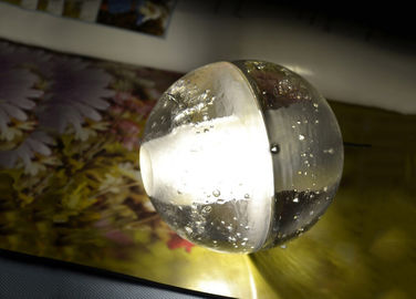 Boule moderne de verre cristal accrochant le lustre décoratif de allumage pendant de LED
