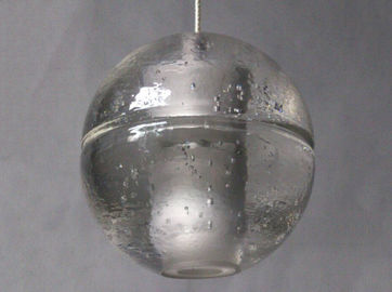 Boule moderne de verre cristal accrochant le lustre décoratif de allumage pendant de LED