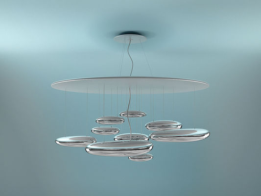 Le chrome moderne Skydro a mené des lumières de lustre avec des matériaux de l'ABS Zinc+alloy pour la décoration commerciale d'éclairage