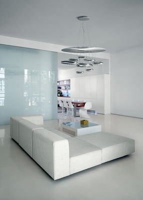 Le chrome moderne Skydro a mené des lumières de lustre avec des matériaux de l'ABS Zinc+alloy pour la décoration commerciale d'éclairage