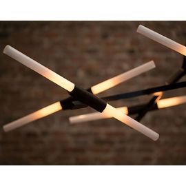 1 an a mené des lumières de lustre, appareil d'éclairage pendant moderne de lustre de garantie