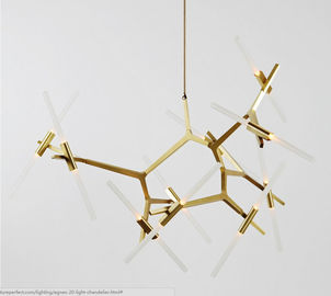1 an a mené des lumières de lustre, appareil d'éclairage pendant moderne de lustre de garantie