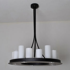 Le lustre mené rond sophistiqué allume 20 bougies 4 de lumières de barre menée de restaurant