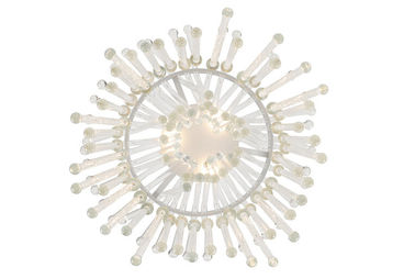 Le groupe en verre a ensemble mené le lustre s'allumant autour de la lampe pour illuminer votre espace à la maison